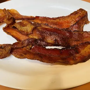 Extra crispy bacon yes
