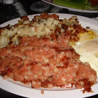Corned Beef Hash and Two Eggs