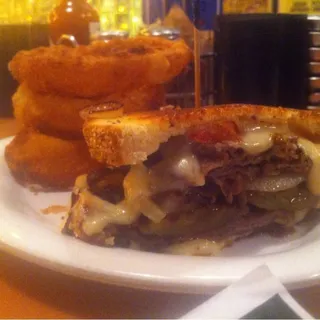 Roasted Beef Ortega Sandwich