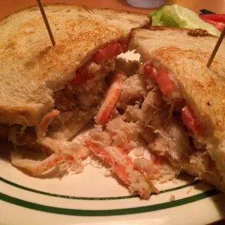 Hot Crab Meat Sandwich