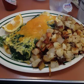 Spinach and Cheese Omelette
