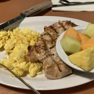 Charbroiled Chicken Breast and Egg Substitute