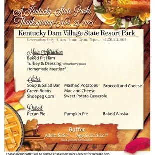 So what are you doing Thanksgiving?  Try out Harbor Lights... you don't have to cook or cleanup!