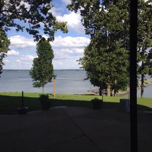 One of the many views from the inside of the restaurant