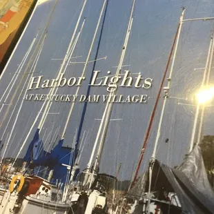 Just a pretty menu cover!