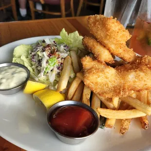 Halibut and Chips