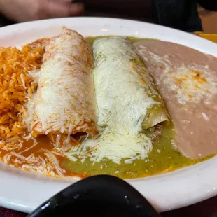 Two-enchiladas combo