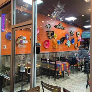 Cheery decor welcomes customers