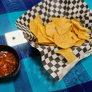 Amazing chips and salsa