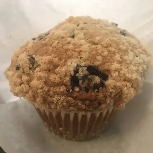 Freshly baked blueberry muffin!