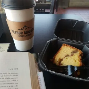 Honey breve and coffee cake- heavenly