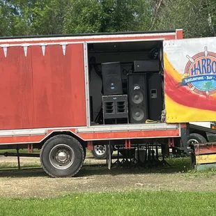 When they have outdoor music