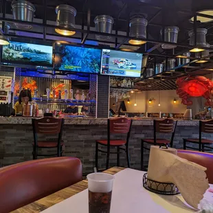 a view of the bar