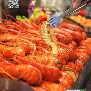 lobsters being cooked