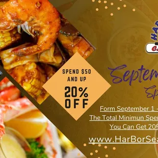 a flyer for the seafood cajun house