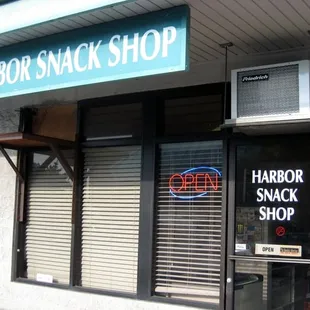 the front of the store