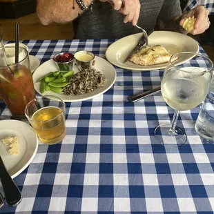 a man eating a meal