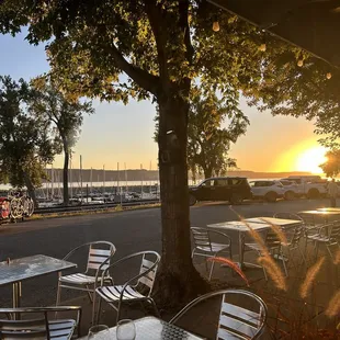 View from table inside
