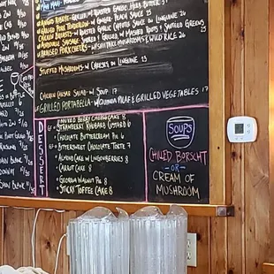 Menu today.