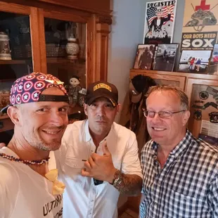 Overjoyed customers and PROprietor Joe