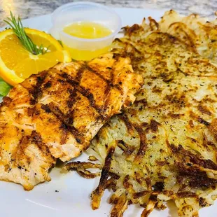 a plate of food