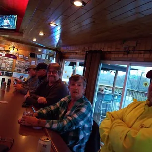 Monday night at the bar