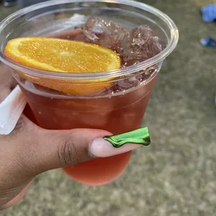 Wine blackberry mojito