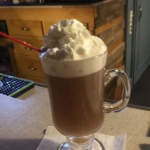 Holiday drink. Hot buttered rum. Yum!