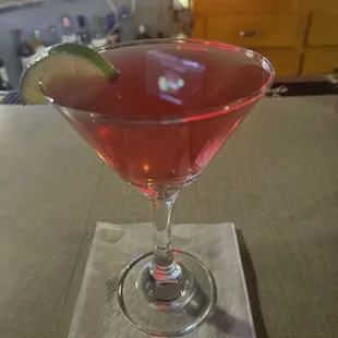 Pomegranate martini