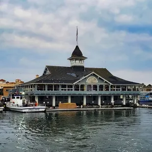 A view of the restaurant from the harbor, that I took.