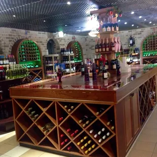 Wine cellar downstairs