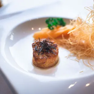 Seared scallops