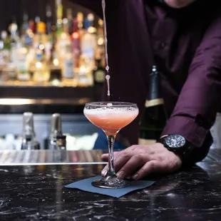 Pampleruse. Order a drink from the Bar &amp; Lounge!