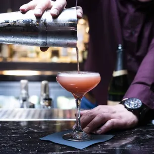 Pampleruse. Order a drink from the Bar &amp; Lounge!