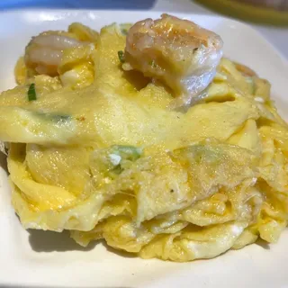 Prawns with Scrambled Eggs