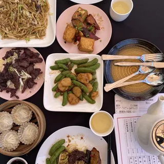 Three Treasures in Black Bean Sauce