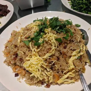 Chinese Bacon and Sausage Sticky Rice