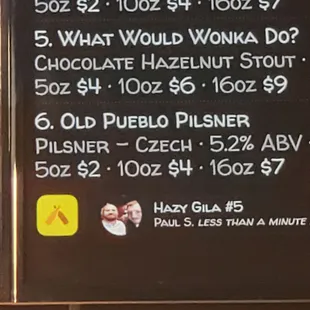 I made it to menu board