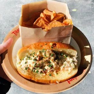 Lobster Roll w/ side of Chips