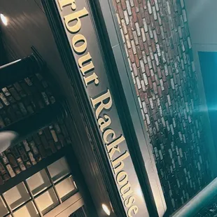 the front of the building