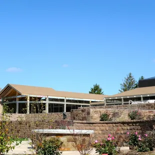 View from lakeside.  Building almost complete. October 2011