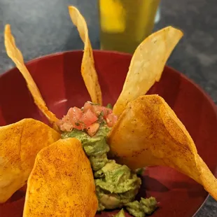Delicious guac but the housemade chips are money!!