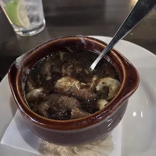 French onion Crock of Soup