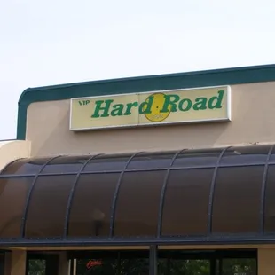 the front of the building