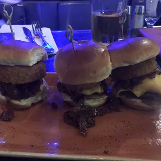 Whiskey Bacon Jam Sliders