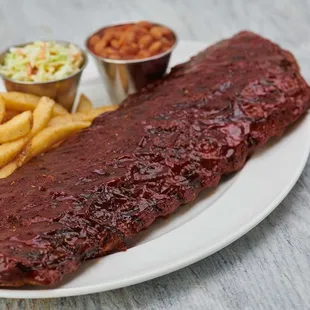 ribs, food, bbq ribs