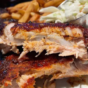 Tender full rack of baby back ribs, ranch beans, coke slaw and fries| Hard Rock Cafe Tampa | June 1, 2022