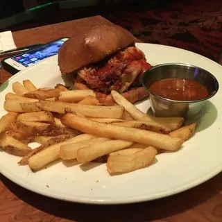 Hickory-smoked Pulled-pork Sandwich