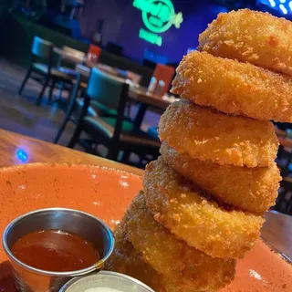 Hand-breaded Onion Rings