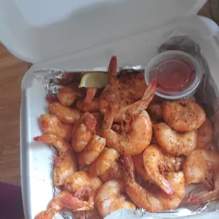 Pound of shrimp